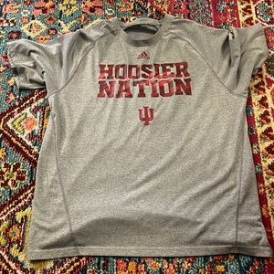 Indiana University Hoosiers Hoosier Nation Climalite Basketball Football Shirt